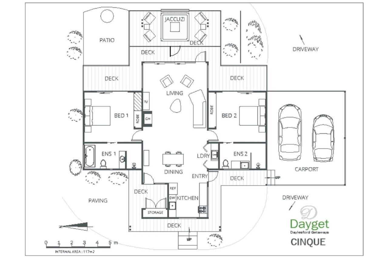 Cinque Villa Hepburn Springs Luaran gambar